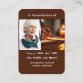 Visite Écrivain de carte de poche Memorial Auteur enseign (Devant)