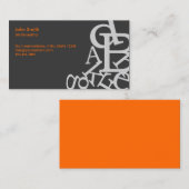 Visite Écrivain/Éditeur de lettres aléatoires Carte de vi (Devant / Derrière)