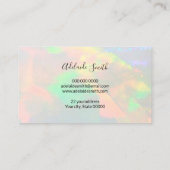 Visite effacer la carte de rendez-vous opal (Dos)