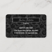 Visite Elégant Chic Beauty Professional Faux Carte de cré (Dos)