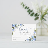 Visite Elégant Eucalyptus Devinez Combien De Carte De Jeu (Debout devant)