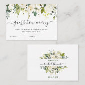 Visite Elégant Eucalyptus Devinez Combien De Carte De Jeu (Devant / Derrière)