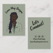 Visite Élégante bijouterie Boss Femmes 1 broche Carte de  (Devant / Derrière)