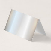 Visite Elégante Parties scintillant Argent Bokeh Carte de (Dos)