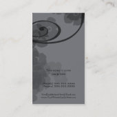 Visite Élégants personnalisables composent le carte de (Dos)