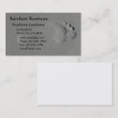 Visite Empreinte de pas aux pieds nus dans le carte de (Devant / Derrière)