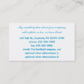 Visite Empreintes de pas dans le sable - modèle de carte (Dos)