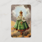 Visite Enfant Jésus de Prague Novena carte de prière (Devant)