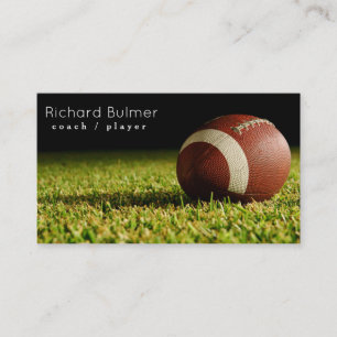 Visite Entraîneur De Football Américain Ou Carte de visit