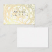 Visite Entraîneur de vie, Reiki, Conseiller, Carte de vis (Devant / Derrière)