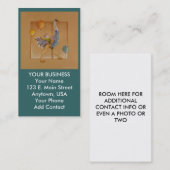 Visite Entreprise - Carte de profil - Carousel Ostrich (Devant / Derrière)