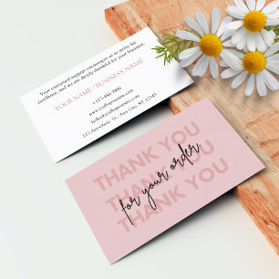 Visite Entreprise Carte de remerciements personnalisée