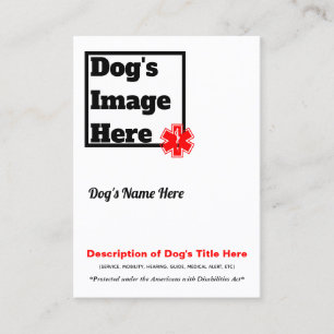 Visite Entretenez la carte de collection de chien