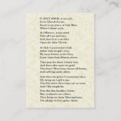 Visite Envoyer votre ange gardien à la carte Sainte de ma (Dos)