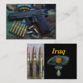 Visite ?ère carte de collection de groupe de forces (Devant / Derrière)