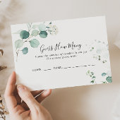 Visite Été Vert Eucalyptus Devinez Combien De Carte De Je