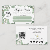 Visite Eucalyptus Business Référer Une Carte De Référence (Devant / Derrière)