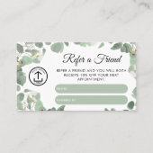 Visite Eucalyptus Business Référer Une Carte De Référence (Devant)