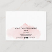 Visite Extension de la carte d'arrière-soin rose-pâle mod (Dos)