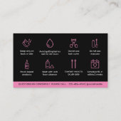 Visite Extensions Eyelash moderne Lash Lift Carte de post (Dos)