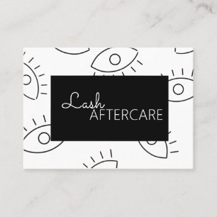 Visite Extensions Lash Carte de suivi