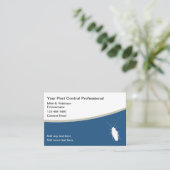 Visite Exterminateur de lutte antiparasitaire thème Carte (Debout devant)