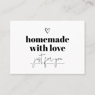 Visite Fait Maison Avec Carte de remerciements D'Amour
