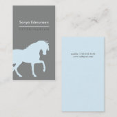 Visite Farrier carte de visite, écurie, cheval entraîneur (Devant / Derrière)