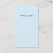 Visite Farrier carte de visite, écurie, cheval entraîneur (Dos)