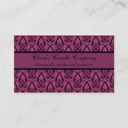Visite Fashion Forward Carte de visite, Radiant Fuchsia (Devant)