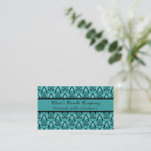 Visite Fashion Forward Carte de visite, Turquoise doux (Debout devant)