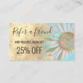 Visite fausse feuille d'or carte de référence de tourneso (Devant)