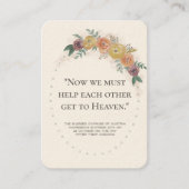 Visite Faveurs de mariage St. Charles Memorare Carte Sain (Devant)