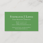 Visite Ferme d'herbe de persil fournisseurs carte de visi (Dos)