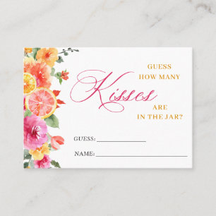 Visite Festive Flower Lumineux Devinez Combien De Carte D