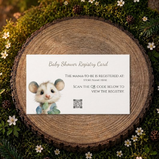 Visite Fête de naissance de l'opossum forestier • Carte d