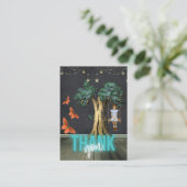 Visite Fille En Merci De Swing Pour Votre Carte D'Achat (Debout devant)