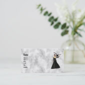 Visite Filles gothiques : Carte de profil de sorcière rou (Debout devant)