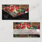Visite Fleuriste fait sur commande/tout autre carte de (Devant / Derrière)