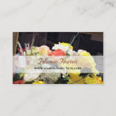 Visite Fleuriste fait sur commande/tout autre carte de (Dos)