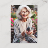 Visite Floral Je suis toujours avec vous Carte de prière  (Dos)