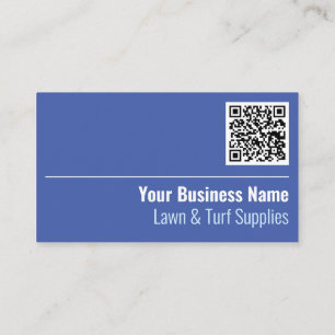Visite Fournitures de pelouse et de gazon QR Code Carte d