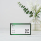 Visite Frontière de rayure de vert de modèle de carte de (Debout devant)