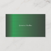 Visite Frontière de rayure de vert de modèle de carte de (Dos)