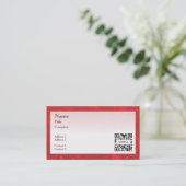 Visite Frontière rouge générique de modèle de carte de (Debout devant)