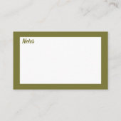 Visite Fruit Banane jaune Carte de remerciements  (Dos)