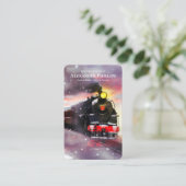 Visite Funéraire Memorial Train à vapeur prière Carte de (Debout devant)