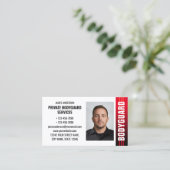 Visite Garde du corps Service de sécurité Carte d'identit (Debout devant)