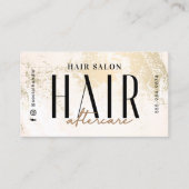 Visite Gold Hair Extensions Carte de soins postérieurs  (Devant)