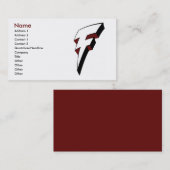 Visite Grand modèle de carte de profil de boulon de (Devant / Derrière)